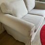 IKEA 2-Seater Sofa - Cream/Off-White - Good Condition Image 2