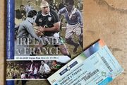 2009 Ireland v France - Six Nations Championship Programme &amp; Match Ticket