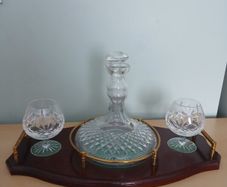 crystal brandy decanter