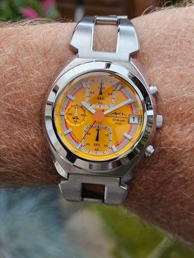 Watch Seiko Aka Alba Chronograph.