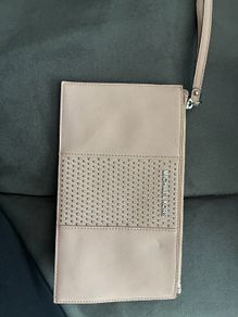 Michael Kors blush clutch bag