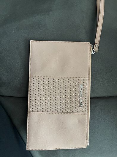 Michael Kors blush clutch bag