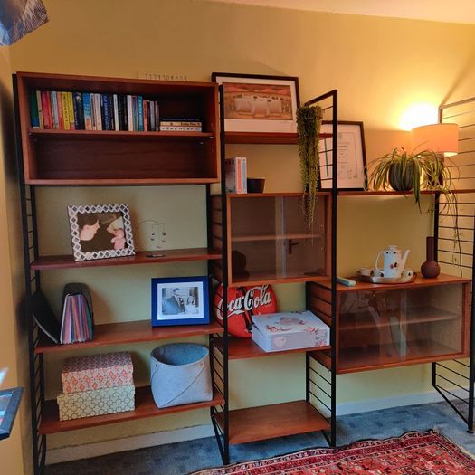 mid century modular shelving large