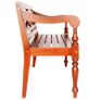Batavia Bench 98 cm Solid Mahogany Wood Dark Brown Image 3