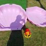 Shell sand box and toys Image 2