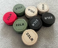 Mini .22LR Ammunition Storage Box Pocket Size Fits 50 Rounds Secure Screw Lid Durable Case For Small Caliber Rounds