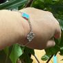 Natural Stone Clover Bracelet Image 4