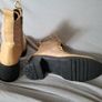 Leather woman heels boots camel 42 NEW Image 5