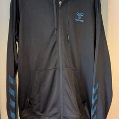 Hummel full zip lightweight sports hoodie jumper top.  Size M Medium.