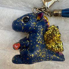 TY Beanie Boos Mini Boo Figures Series 3 SAFFIRE the Blue Dragon (approx. 2 inch) Used Please see photos