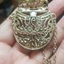 Vintage silver pouch necklace Image 4