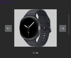 SAMSUNG Galaxy Watch8 BT with Bixby - Graphite, 40 mm