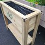 Rustic Herb Planter Raised Planter Flower Planter Raised Vegetable Planter Image 8