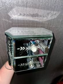 Italian Glass Mirror Cabinet