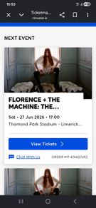Florence and the Machine Limerick
