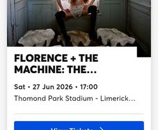 Florence and the Machine Limerick