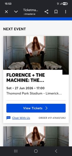 Florence and the Machine Limerick