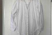 MSCH Crisp White Cotton Ladies Shirt size M/L