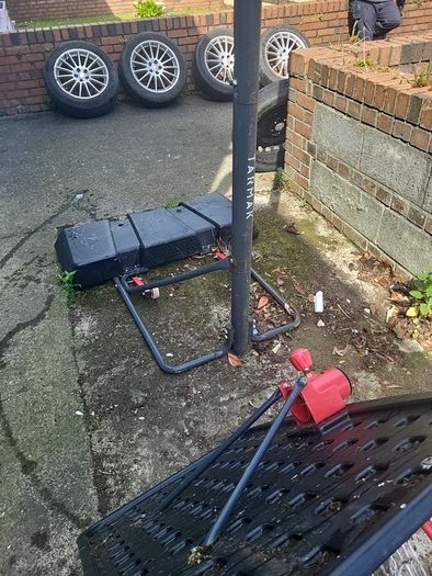 adjustable basketball hoop