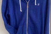 hoodie medium American brand 100% cotton royal blue