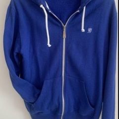 hoodie medium American brand 100% cotton royal blue