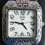 Vintage Sterling Silver 925 Eon 1962 Swiss Movement Bracelet Watch in Sterling Silver (7.50 In) 70 Grams Image 4