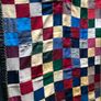 Antique patchwork quilt throw Image 3