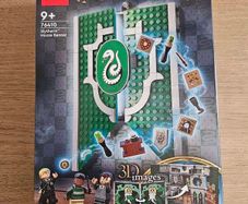 lego harry potter 76410 slytherin house banner