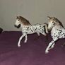 Two Schleich Knabstrupper Horses Image 3