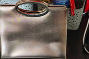 Vintage Clubhouse by Jane Shilton Bronze Handbag