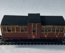 M.G.W.R. 6 wheel coach 3rd class railway model many available