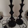 2 Mahogany lamps Image 2