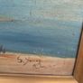 Original Signed Orientalist Oil Painting Desert Oasis Scene 45 x 32 cm Image 2