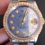Rolex Oyster DateJust 18ct & S/S Diamond Watch Image 6