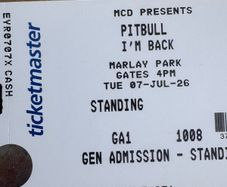 Pitbull - I'm Back Concert Marley Park