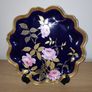 Antique Aynsley cobalt blue cabinet plate Image 2
