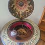 Vintage Globe Bar Cabinet with Wheels Image 4