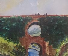 spectacle bridge lisdoonvarna  watercolour