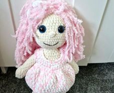 Crocheted doll
