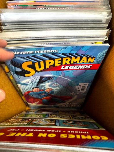 DC Long Comic Box w 250 comics for Sale (2)