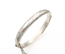925 Vintage Sterling Silver Bangle, Birmingham 1973