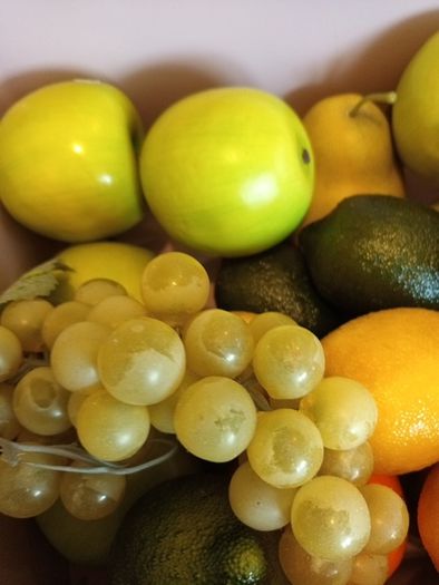 kitchen decor faux fruit