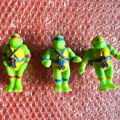 Vintage 1990s Teenage Mutant Ninja Turtles Fridge magnet figures