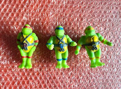 Vintage 1990s Teenage Mutant Ninja Turtles Fridge magnet figures