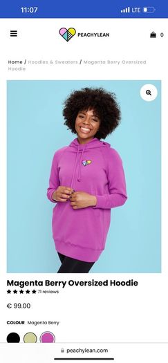 BNWT Peachy Lean hoodie