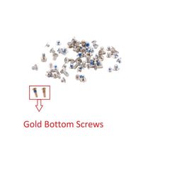 For iPhone 8 Plus Full Complete Screw Set Repair Fix With 2 Gold Bottom Screws - FHT29IPFC