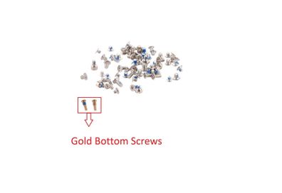 For iPhone 8 Plus Full Complete Screw Set Repair Fix With 2 Gold Bottom Screws - FHT29IPFC