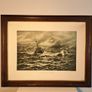 2 Prints - 1914 Naval Battles by T.R Miles N.B.A Image 2