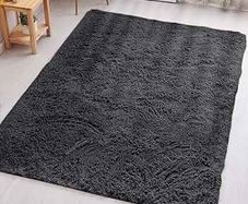 Homeware Fluffy Bedroom Rug Small Beige Area Rugs 50x80 cm for Living Room Plush Carpet Modern Soft Shaggy Pile Faux Fur Rug for Home