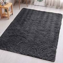 Homeware Fluffy Bedroom Rug Small Beige Area Rugs 50x80 cm for Living Room Plush Carpet Modern Soft Shaggy Pile Faux Fur Rug for Home